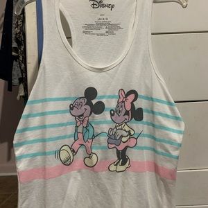 disney mickey and minnie mouse tank top.
